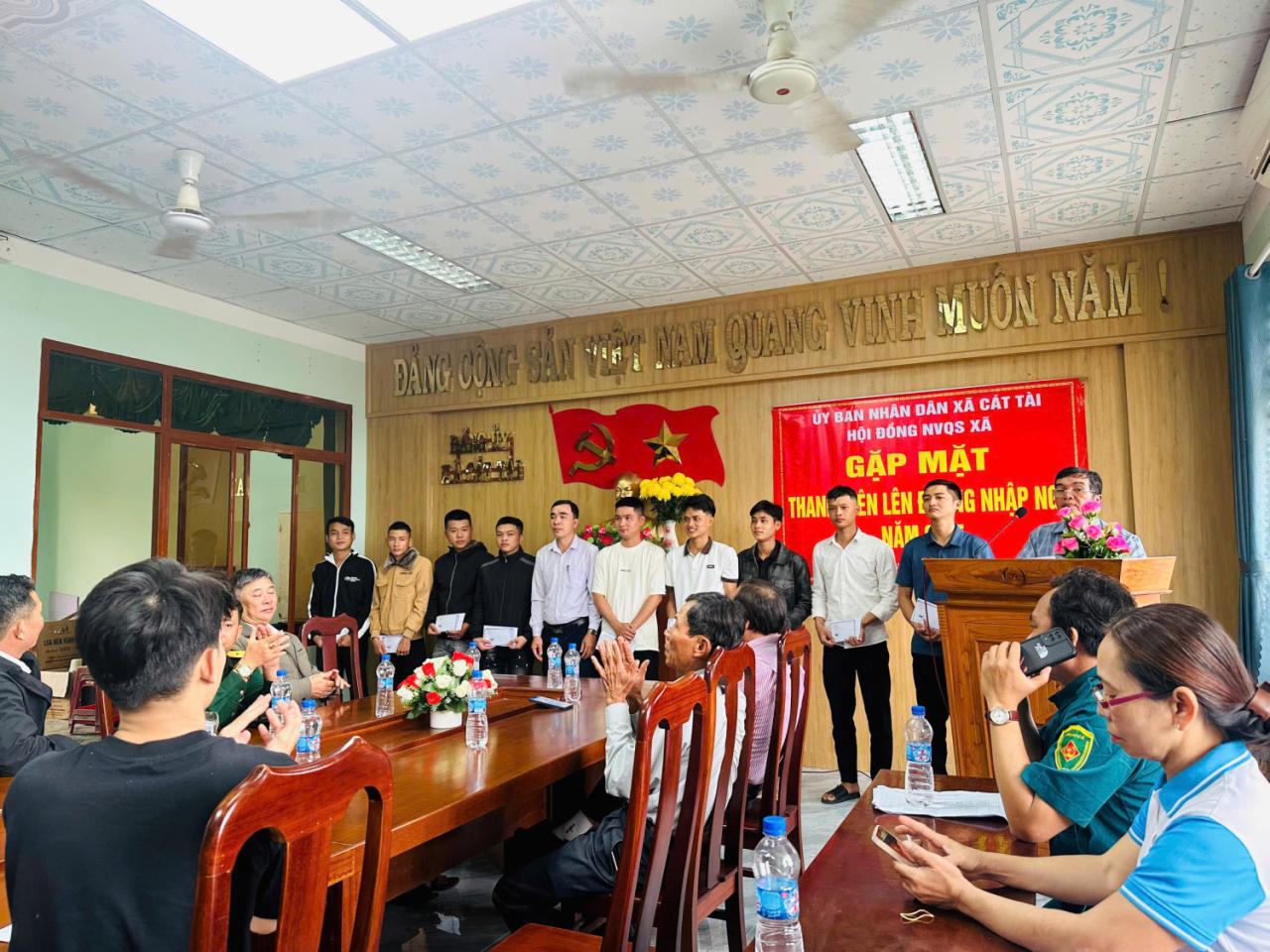 Gặp mặt thanh niên lên đường nhập ngũ năm 2025 Gặp mặt thanh niên lên đường nhập ngũ năm 2025