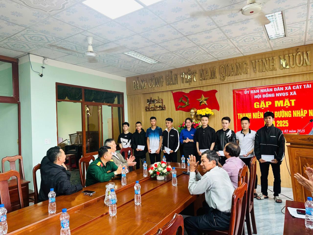 Gặp mặt thanh niên lên đường nhập ngũ năm 2025 Gặp mặt thanh niên lên đường nhập ngũ năm 2025