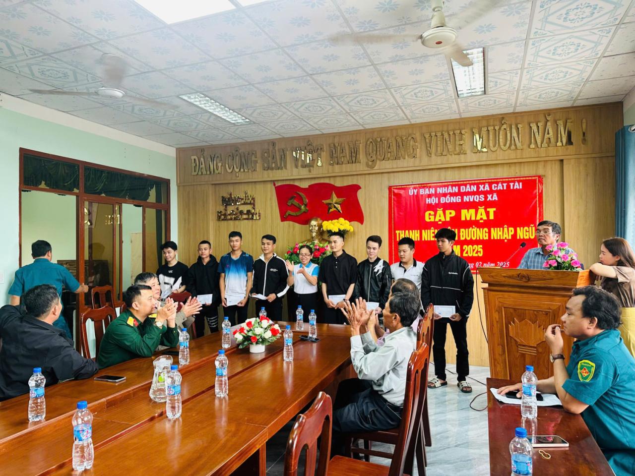 Gặp mặt thanh niên lên đường nhập ngũ năm 2025 Gặp mặt thanh niên lên đường nhập ngũ năm 2025