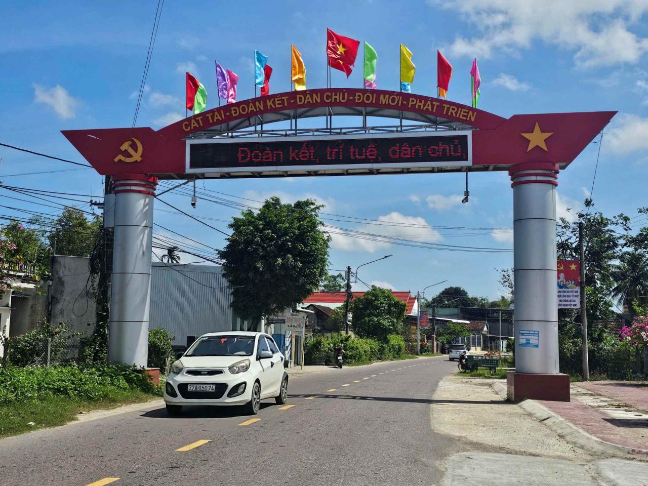 Xã Cát Tài vững vàng tiến bước xây dựng nông thôn mới nâng cao Xã Cát Tài vững vàng tiến bước xây dựng nông thôn mới nâng cao